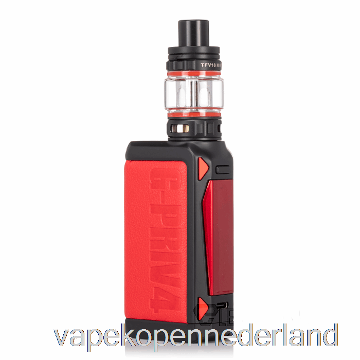 Elektronische Sigaret Vape Smok G-priv 4 230w Starterkit Rood